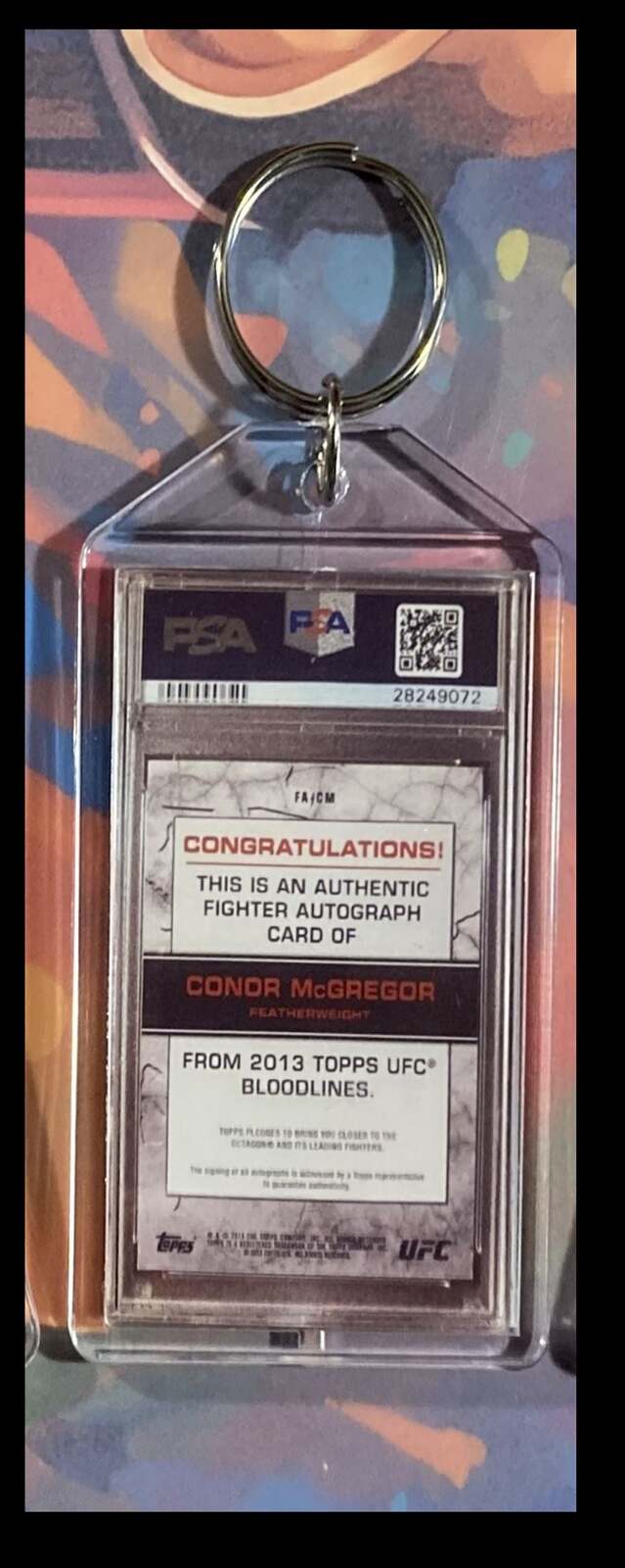 3095 Conor McGregor 2013 Topps UFC Bloodlines Auto