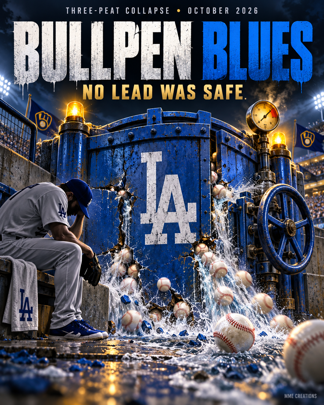 Bullpen Blues - 8x10 portrait print