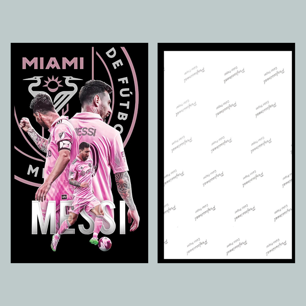 0976B Mike Tyson/Kobe/Messi/Mantle/Jordan 5 Legends 8x10 Glossy Photos BKL BBL