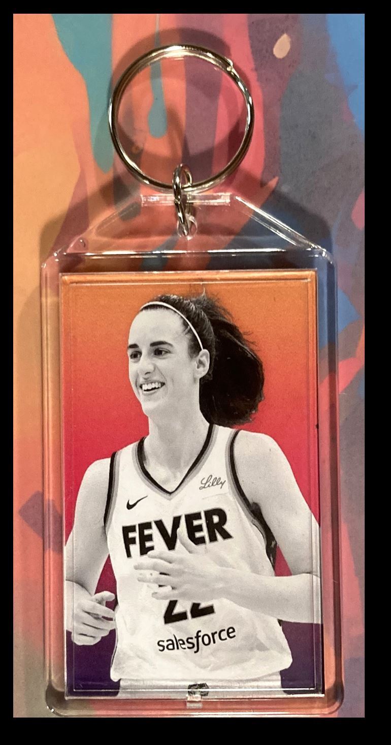 3314 Caitlin Clark Custom Hand Made Keychain - Makes A Great Gift