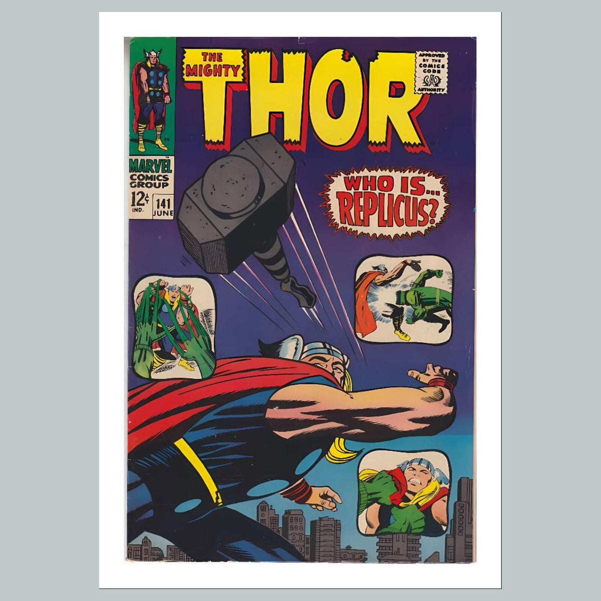 2210 Thor 8x10 Glossy Photo Comic Book Cover Fast-Secure Shipping
