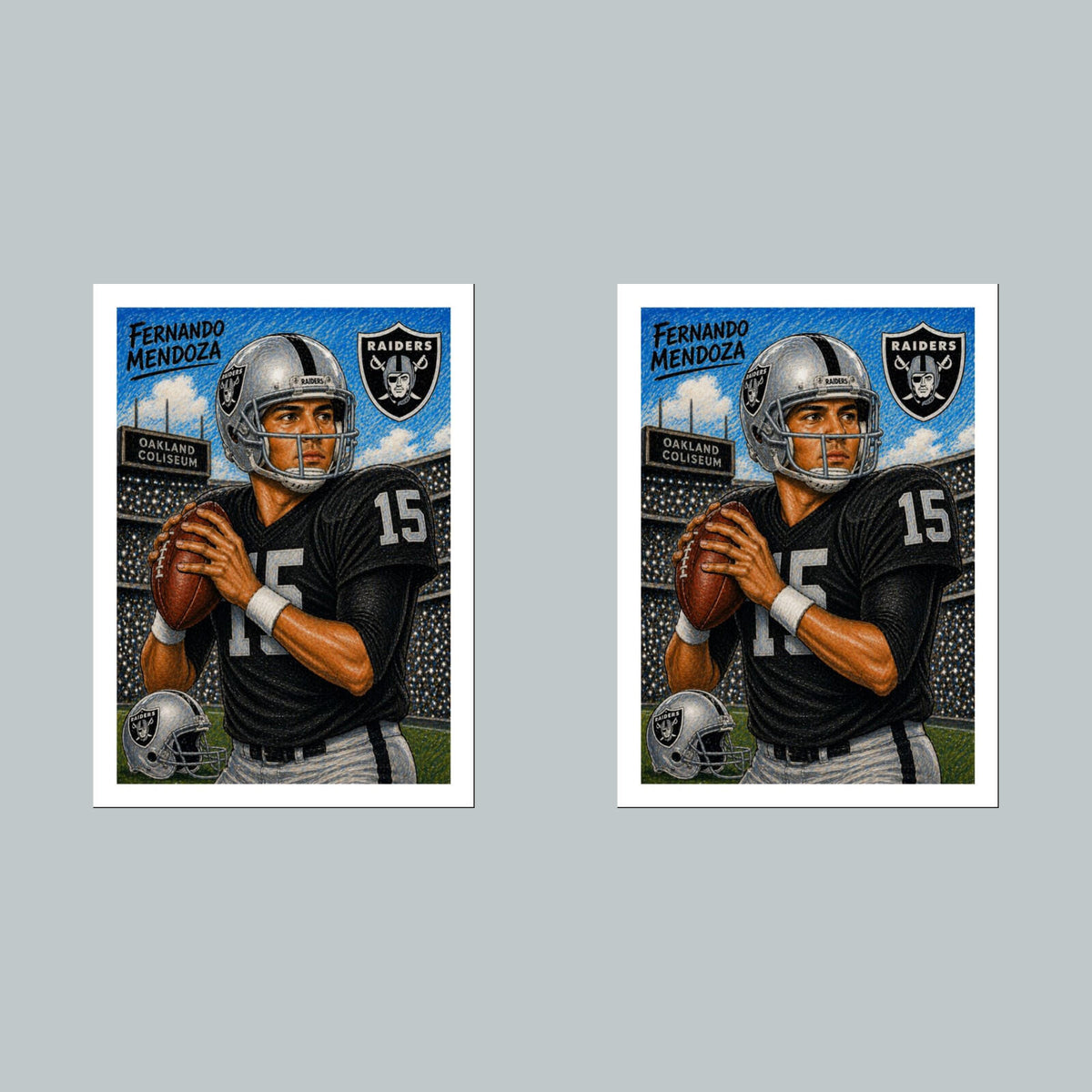 2593 Fernando Mendoza 8x10 Custom Art Photo - Fast-Secure Shipping FBL
