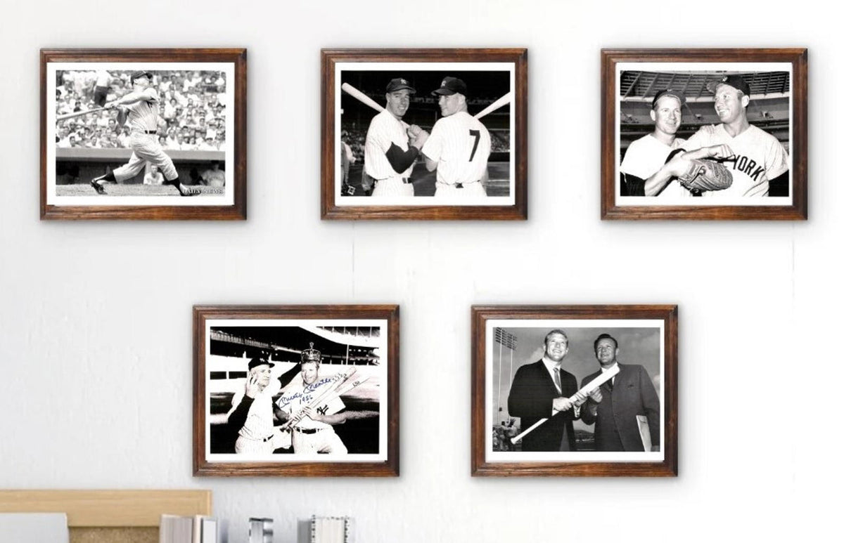 0605B Fiver Bundle 8X10 Glossy Photos Mickey Mantle Makes A Great Gift BBL