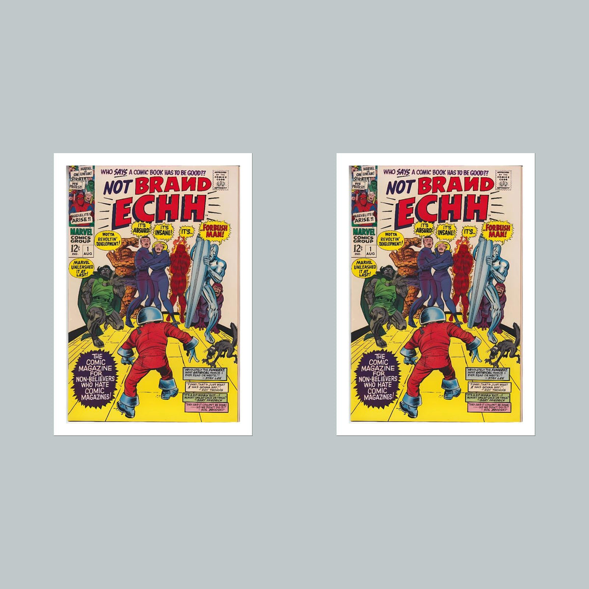 2222 Not Brand Echh 8x10 Glossy Photo Comic Book Cover Fast-Secure Ship