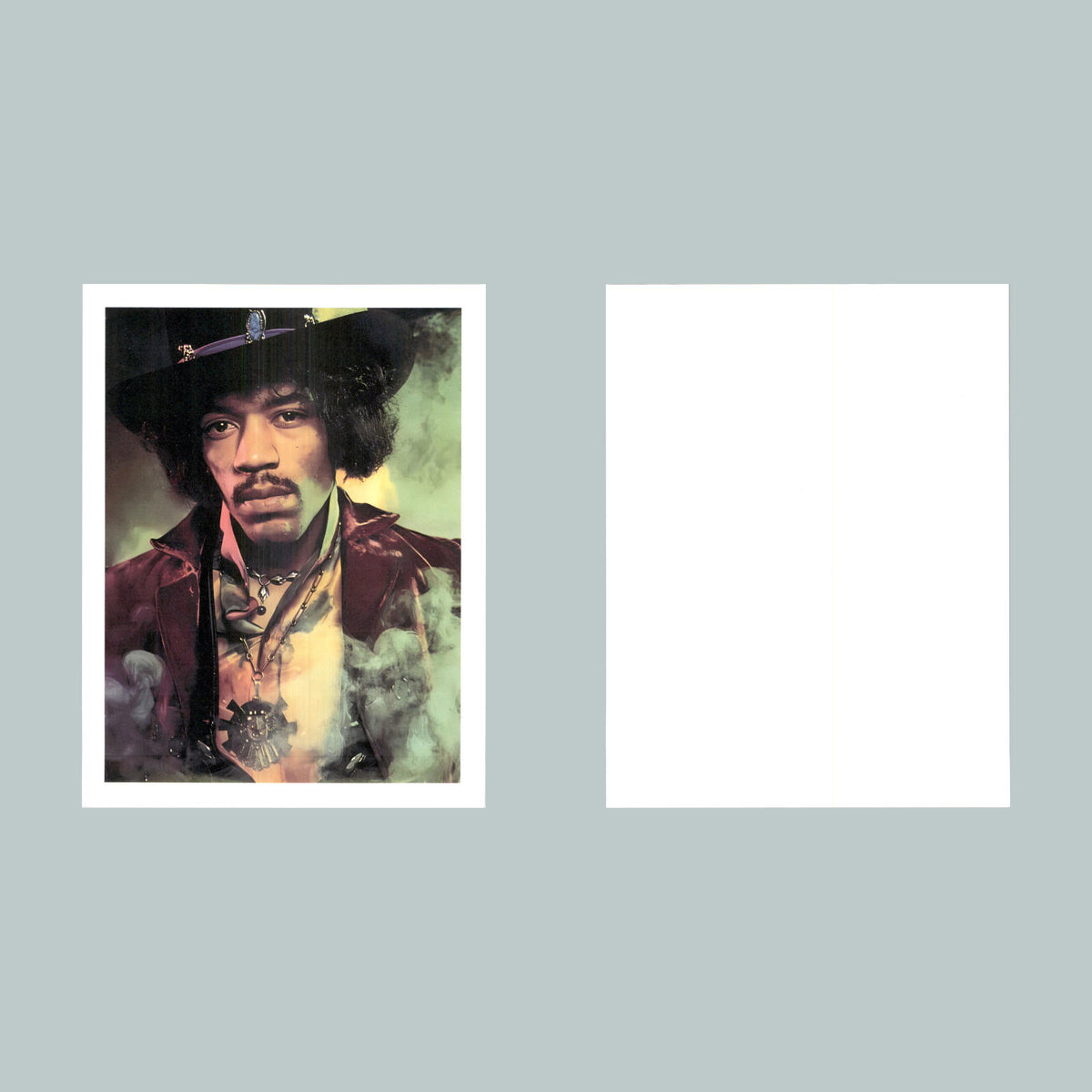 0114 P -8X10 Jimi Hendrix Portrait W-Smoke Glossy Photo Fast Shipping