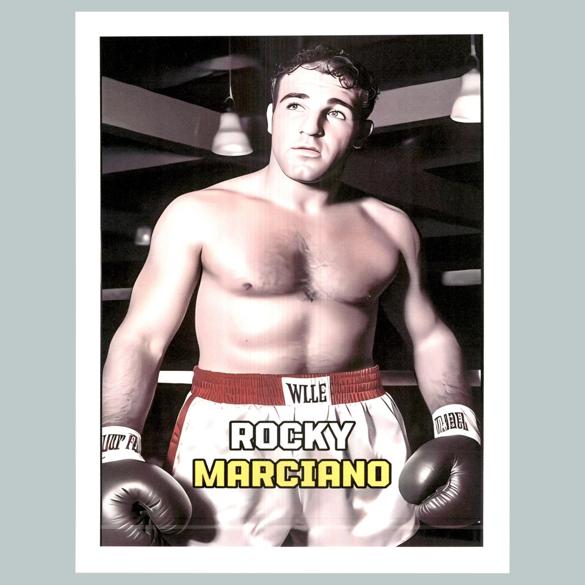 0075 P -8X10 Rocky Marciano Full Body Glossy Photo Fast-Secure Shipping