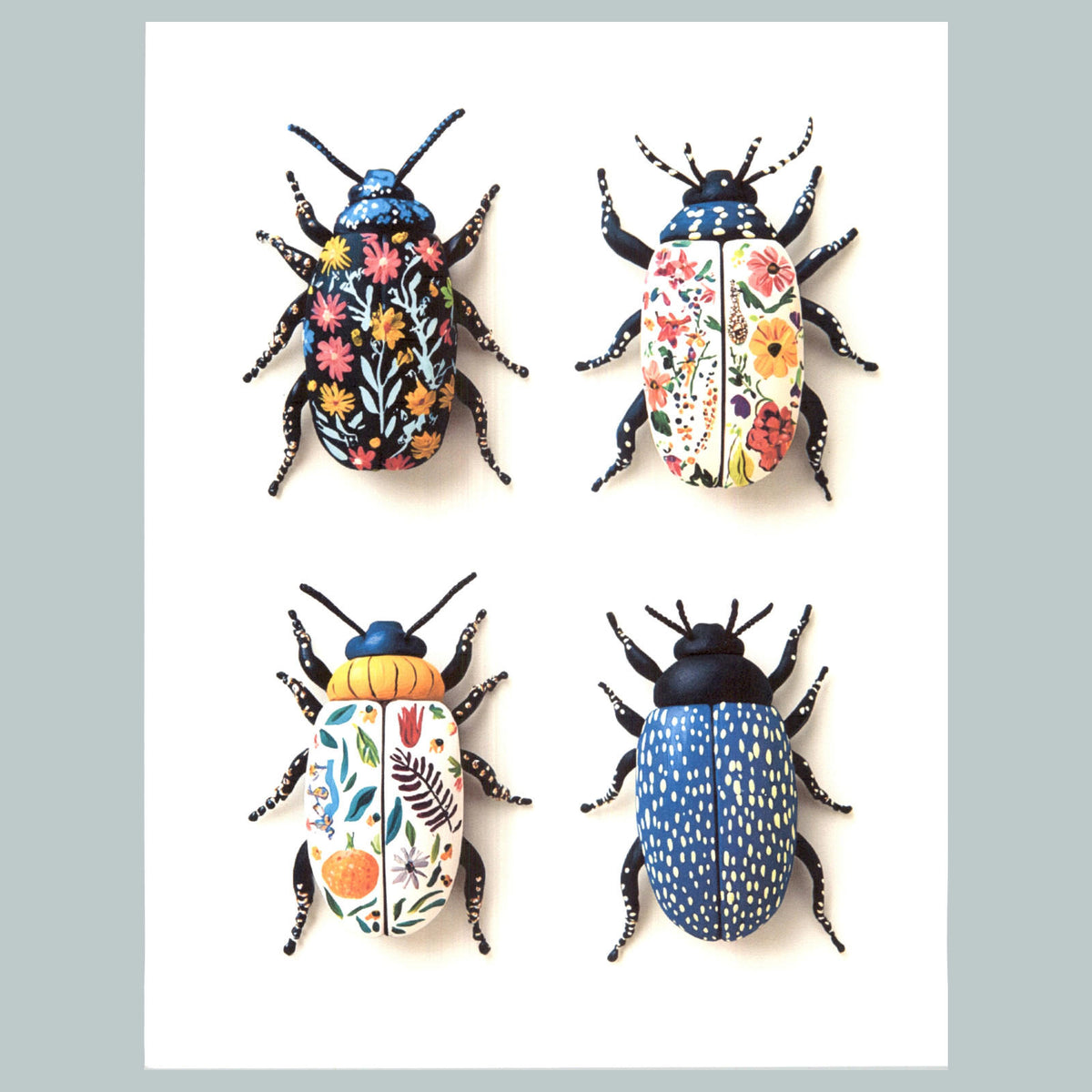 0380 P -8X10 4 Beetles Glossy Photo Fast-Secure Shipping MS