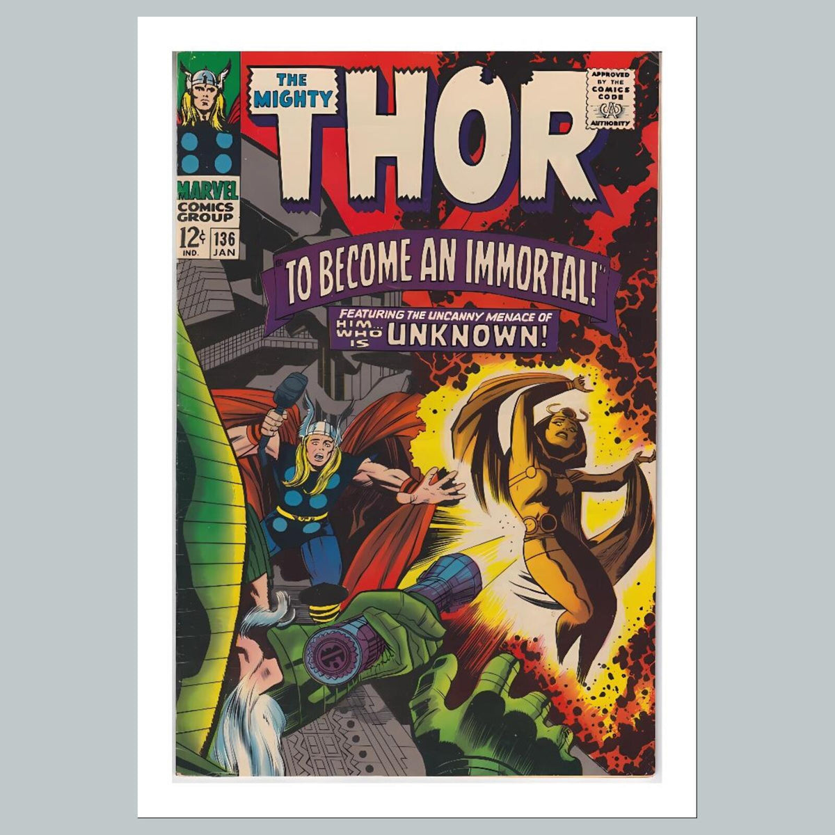 2180 Thor 8x10 Glossy Photo Comic Book Cover Fast-Secure Shipping