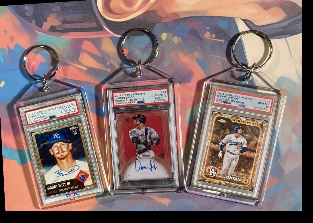 3133 Bobby Witt/Judge/Ohtani 3 Pack Bundle 3 Different Custom Novelty Keychains