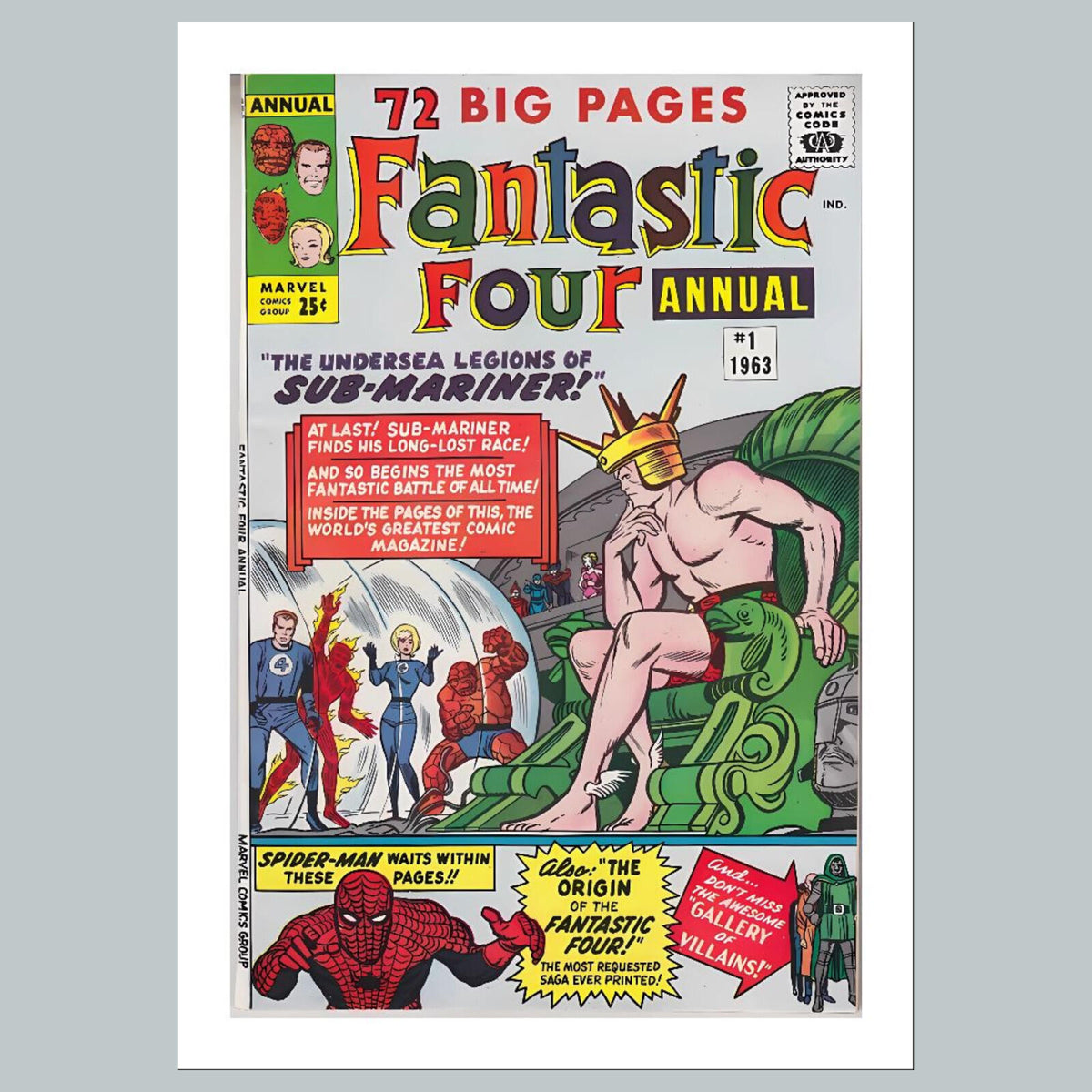 2118 Fantastic Four 8x10 Glossy Photo Comic Book Cover Fast-Secure Shipping