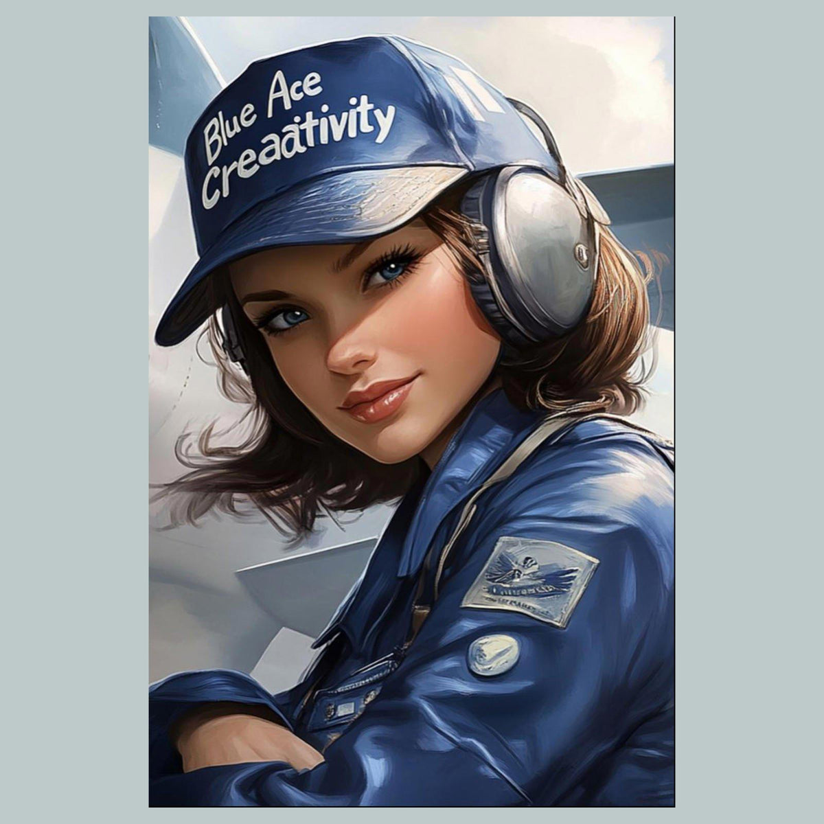 1338 Cute Pilot 8x10 Glossy Photo - Fast-Secure Shipping MS