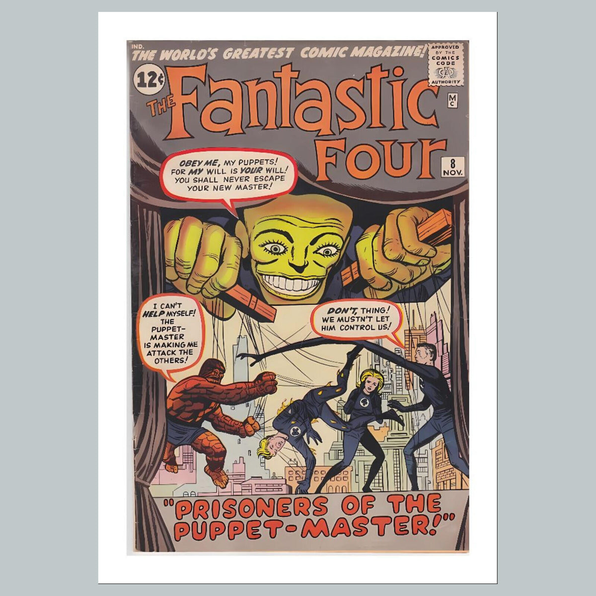 2006 Fantastic Four 8x10 Glossy Photo Comic Book Cover Fast-Secure Shipping