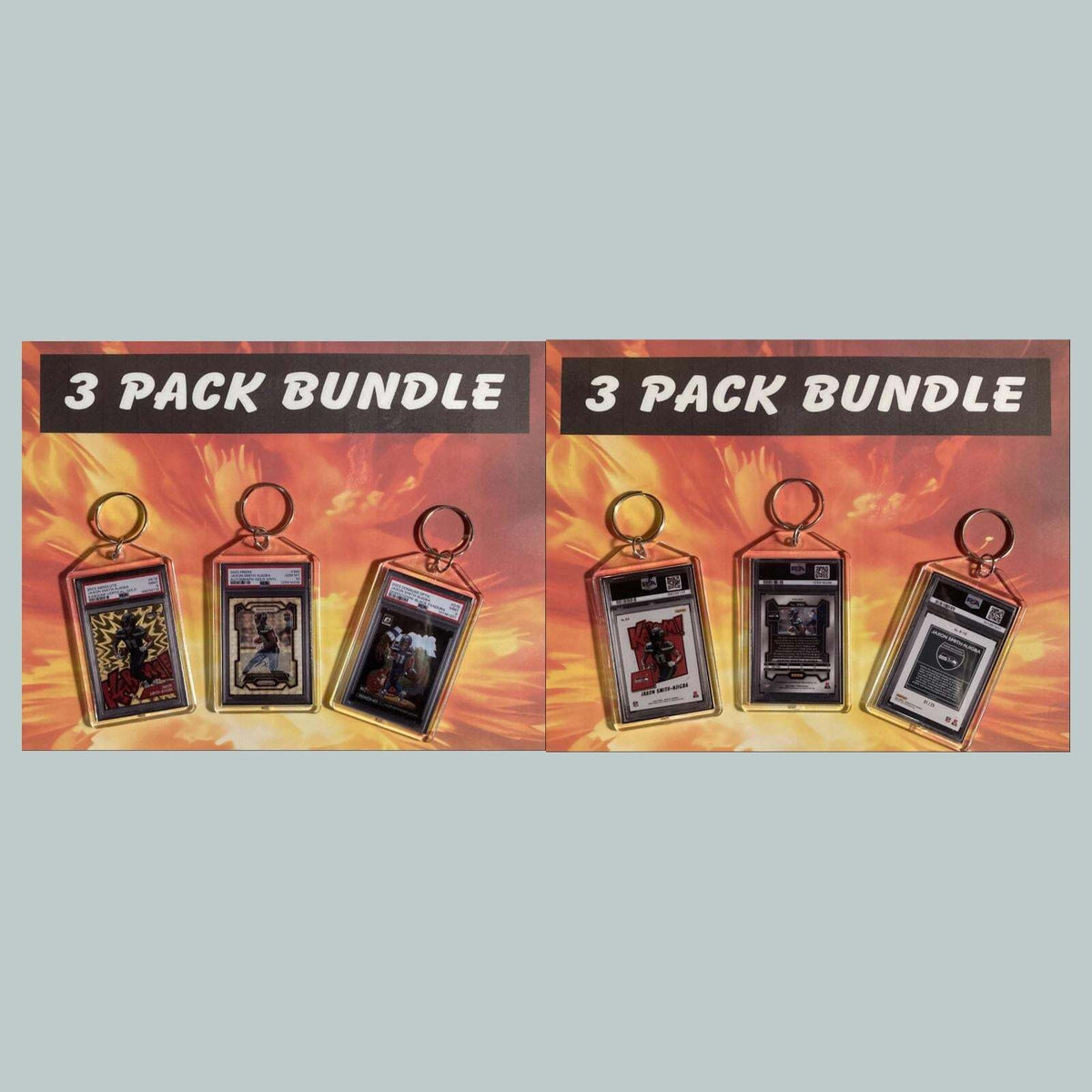 3771B Jaxon Smith-Njigba 3 Pack Bundle Hand Made Keychains