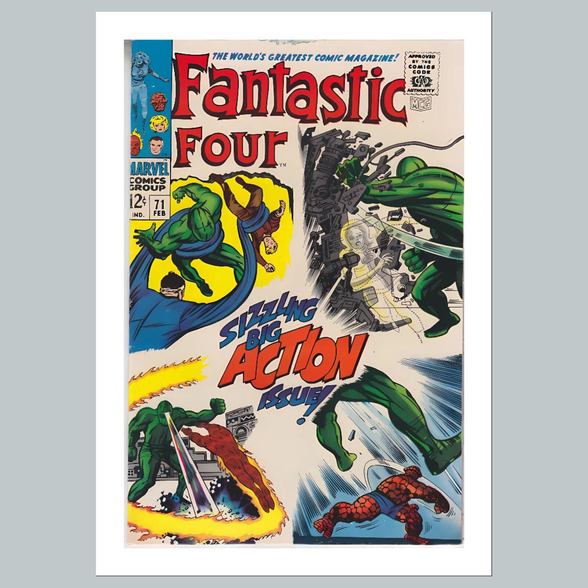 2113 Fantastic Four 8x10 Glossy Photo Comic Book Cover Fast-Secure Shipping