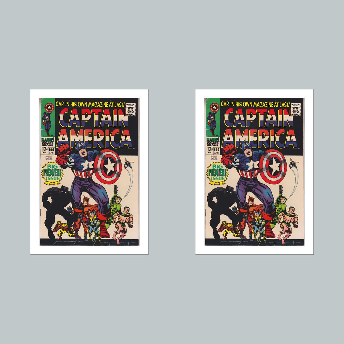 1940 Captain America 8x10 Glossy Photo Comic Book Cover Fast-Secure Shipping