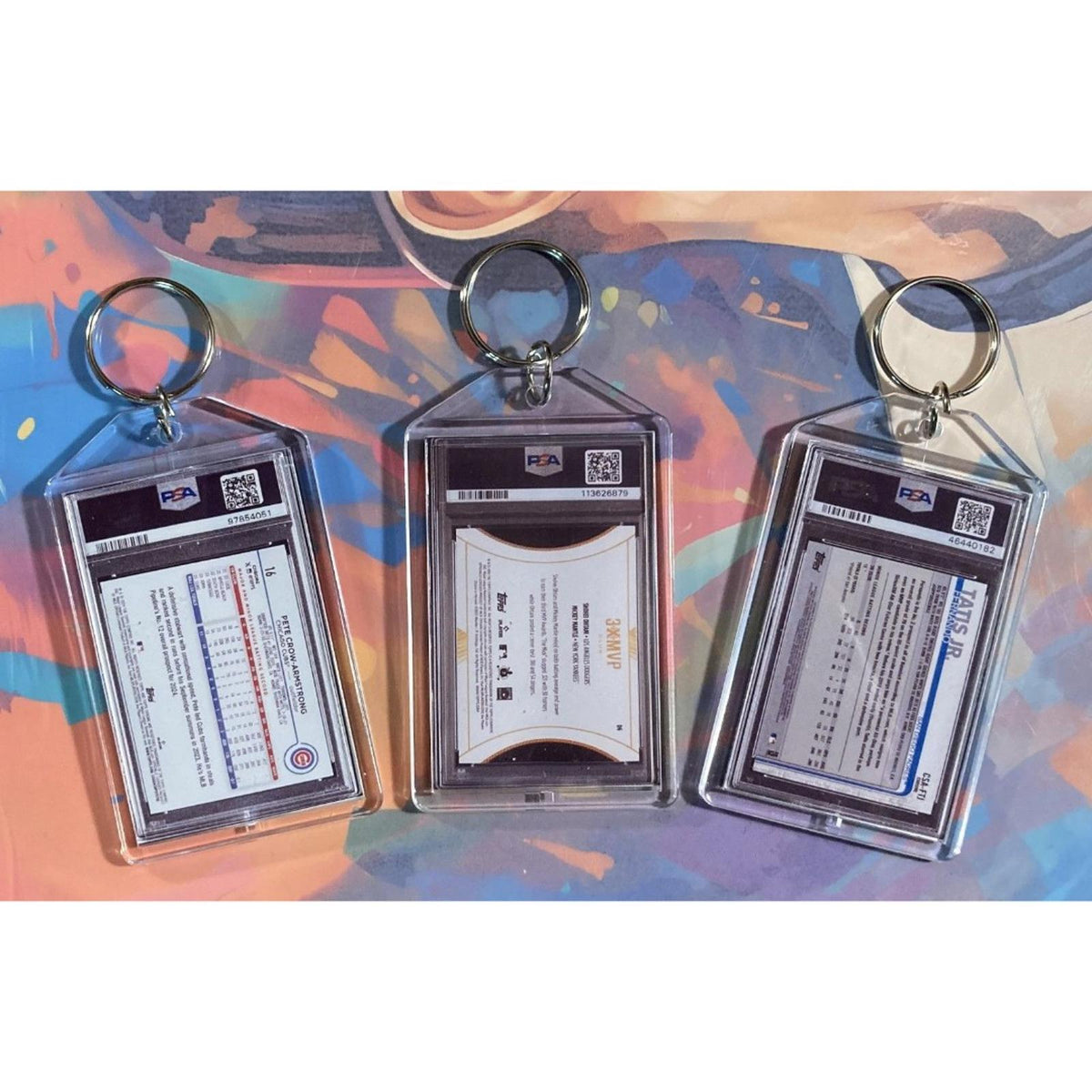 3171B Pete Crow-Armstrong/Ohtani.Tatis Jr 3 Pack Bundle Custom Novelty Keychains