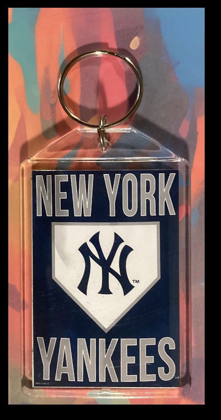 3307 NY Yankees - Custom Made Keychain-Double Sided Photo-Makes A Great Gift