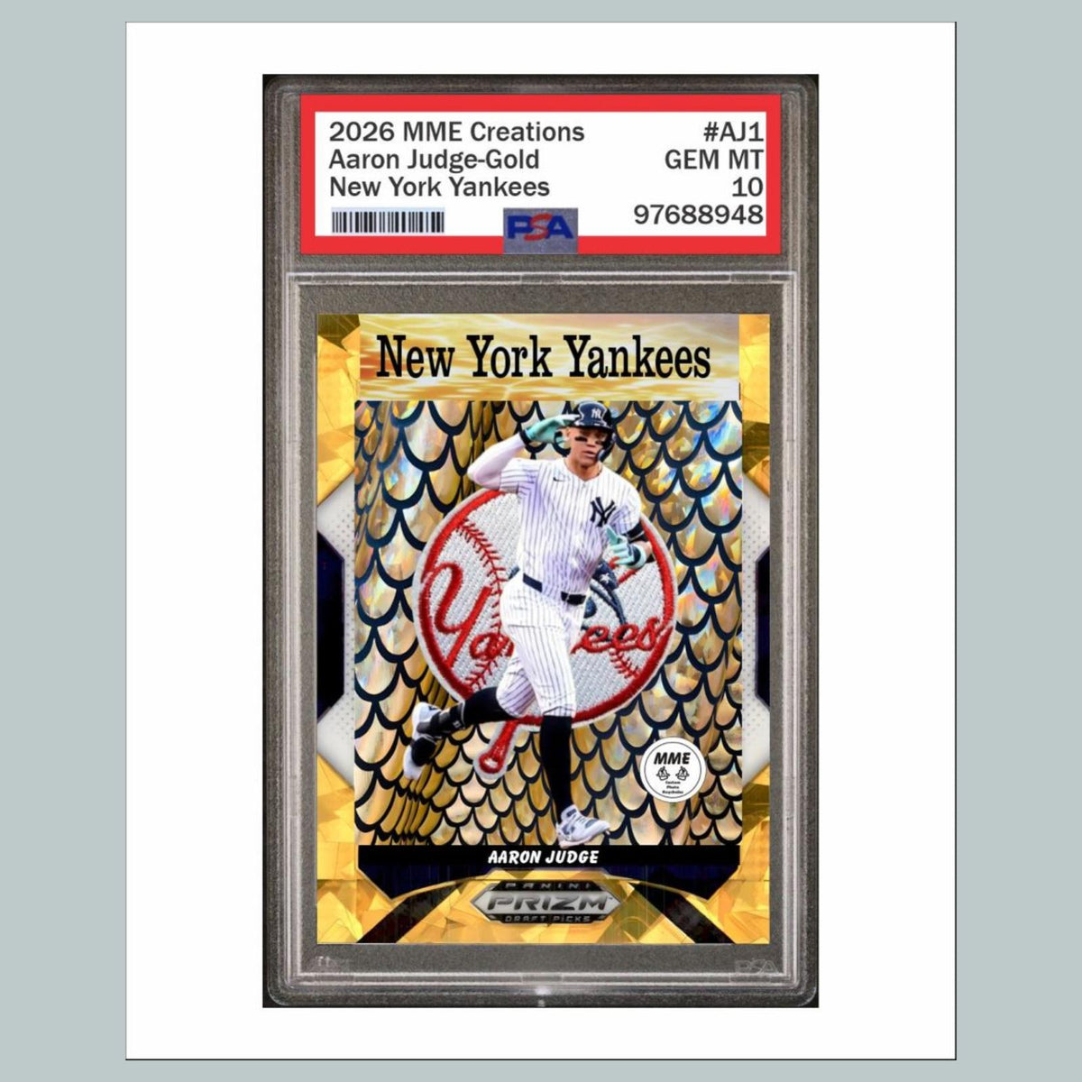 1136 P Aaron Judge Gold Mockup 8x10 Glossy Photo Fast-Secure Shipping BBL