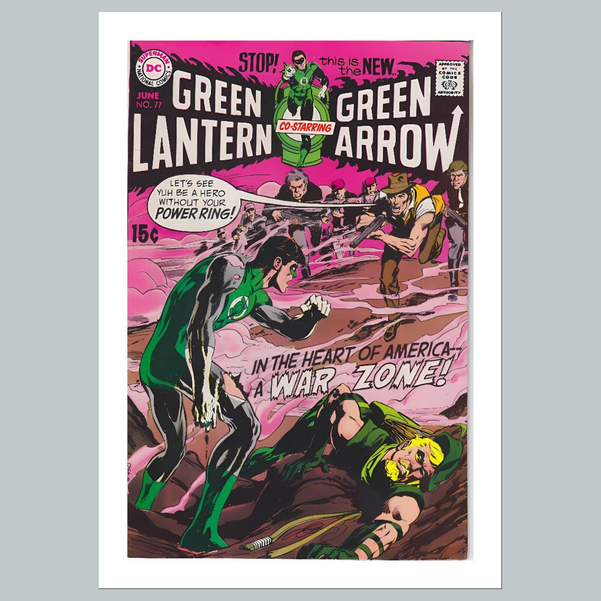 2163 Green Lantern 8x10 Glossy Photo Comic Book Cover Fast-Secure Shipping