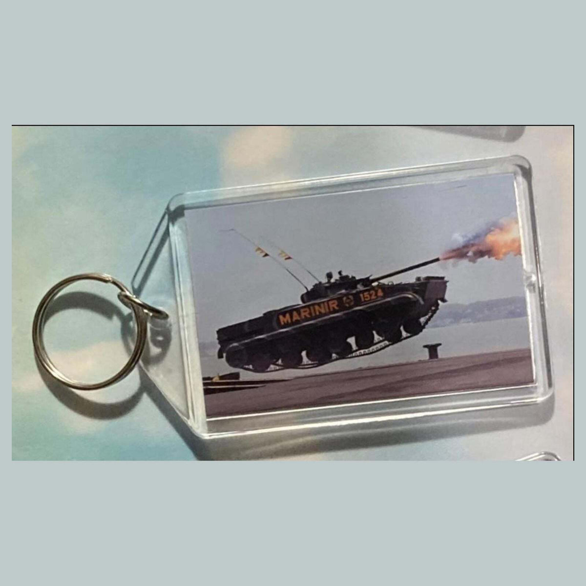 3554 BMP-3F Amphibious Armoured Tank Keychain | Vintage Automobile Keychain MSC KYC