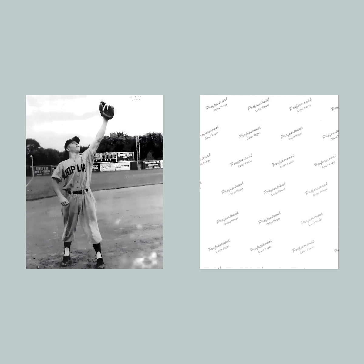 0802 P -8X10 Mickey Mantle Reaching with Glove Glossy Photo Fast-Secure Shippin