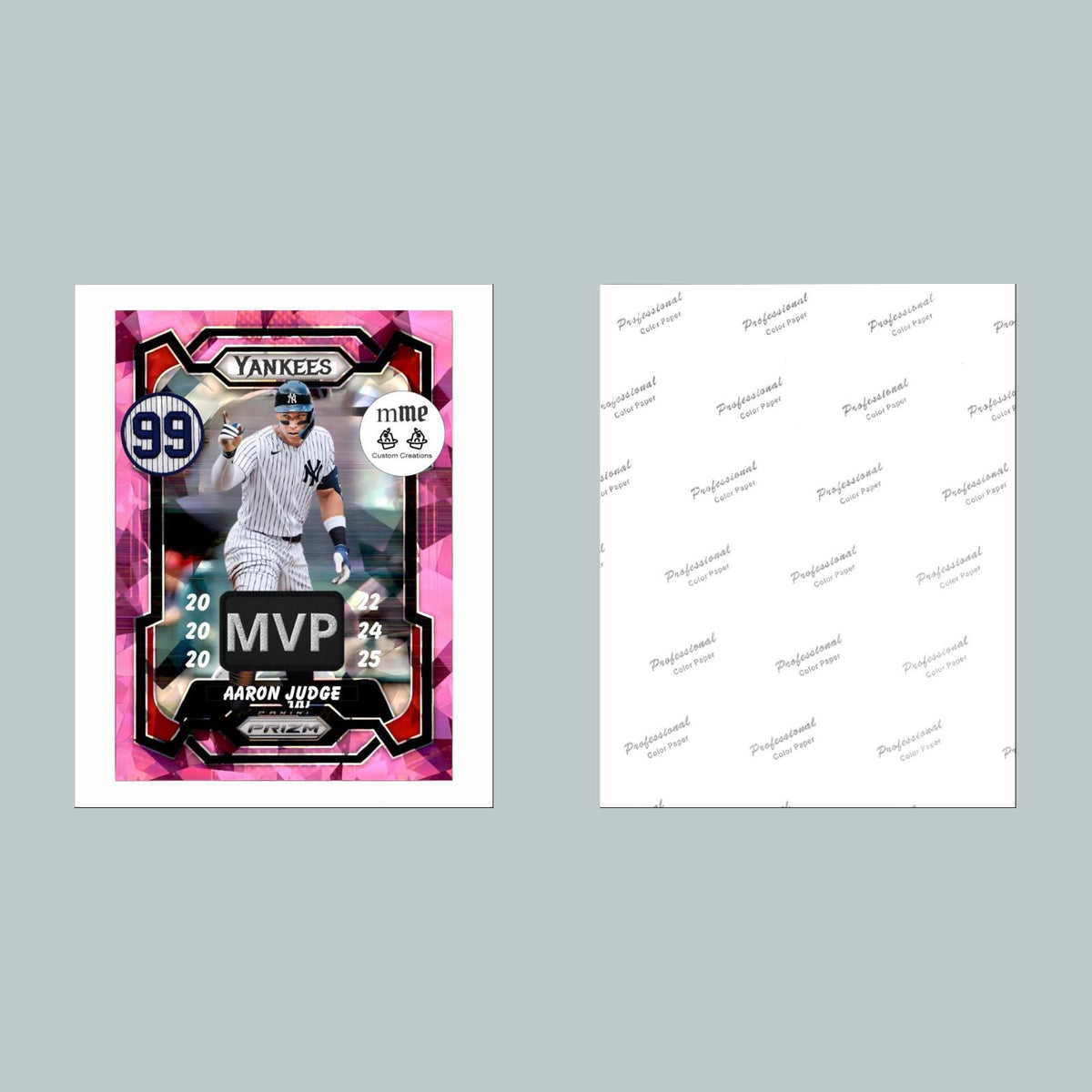 1150B Threefer Bundle Aaron Judge Pink Ice 3 Different 8x10 Glossy Photos BBL