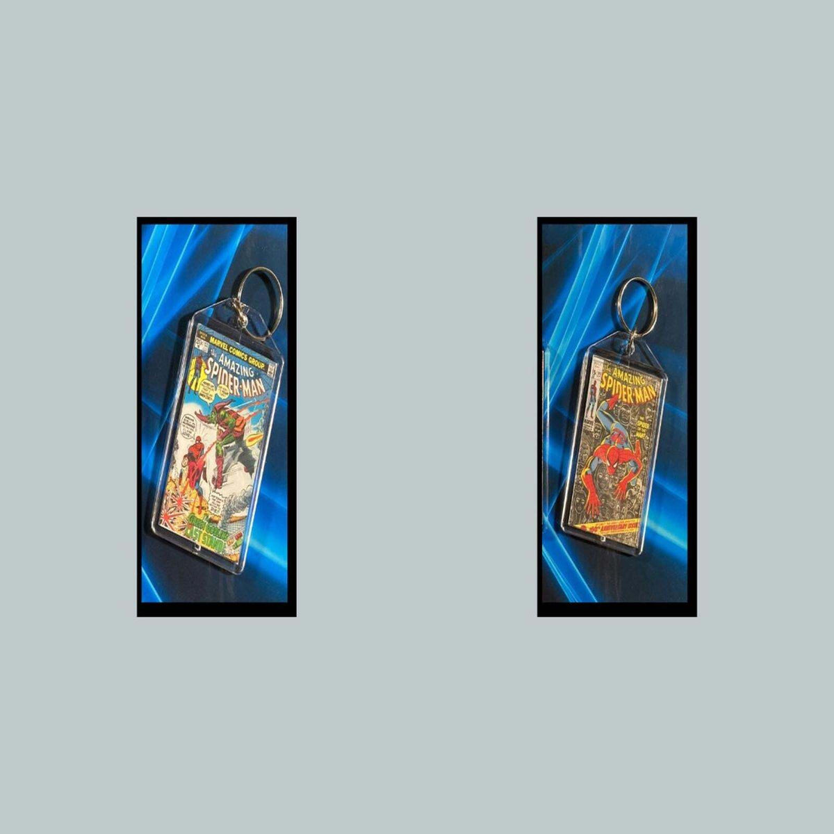 3398 Spider Man July 1973 Classic Goblins Last Stand Custom Keychain