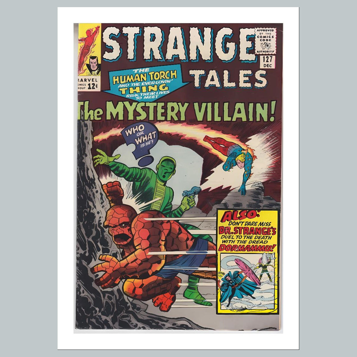 2522 Strange Tales 8x10 Glossy Photo Comic Book CoverFast-Secure Shipping