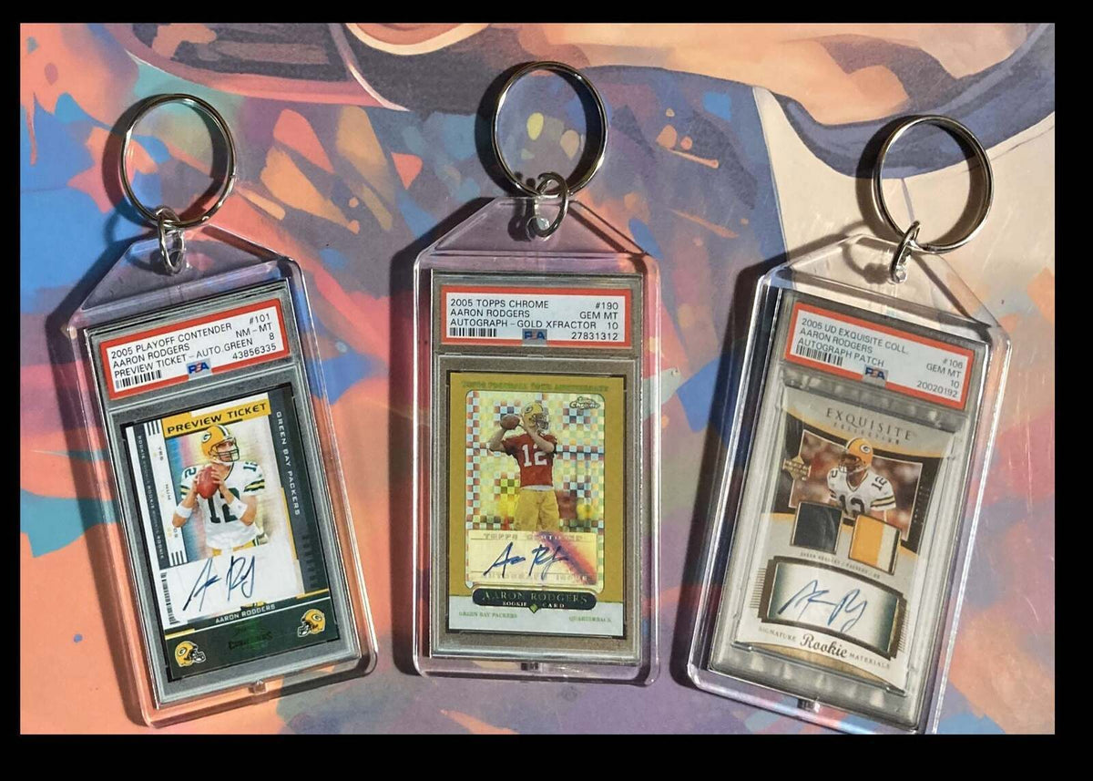 3258 Aaron Rodgers 3 Pack Bundle Keychains