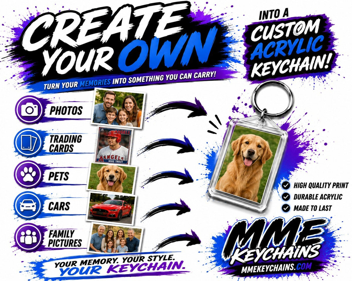 3016 Drake Maye 2024 Topps Chrome Rookie SuperFractor-Custom Keychain-Great Gift