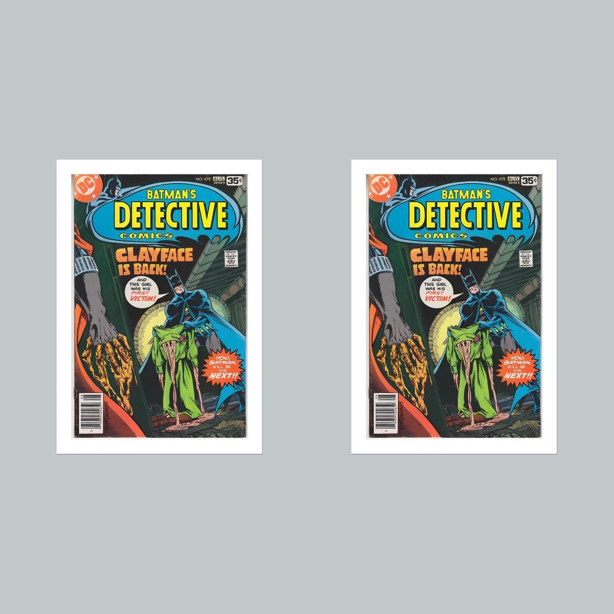 2011 Batmans Detective 8x10 Glossy Photo Comic Book Cover Fast-Secure Shipping