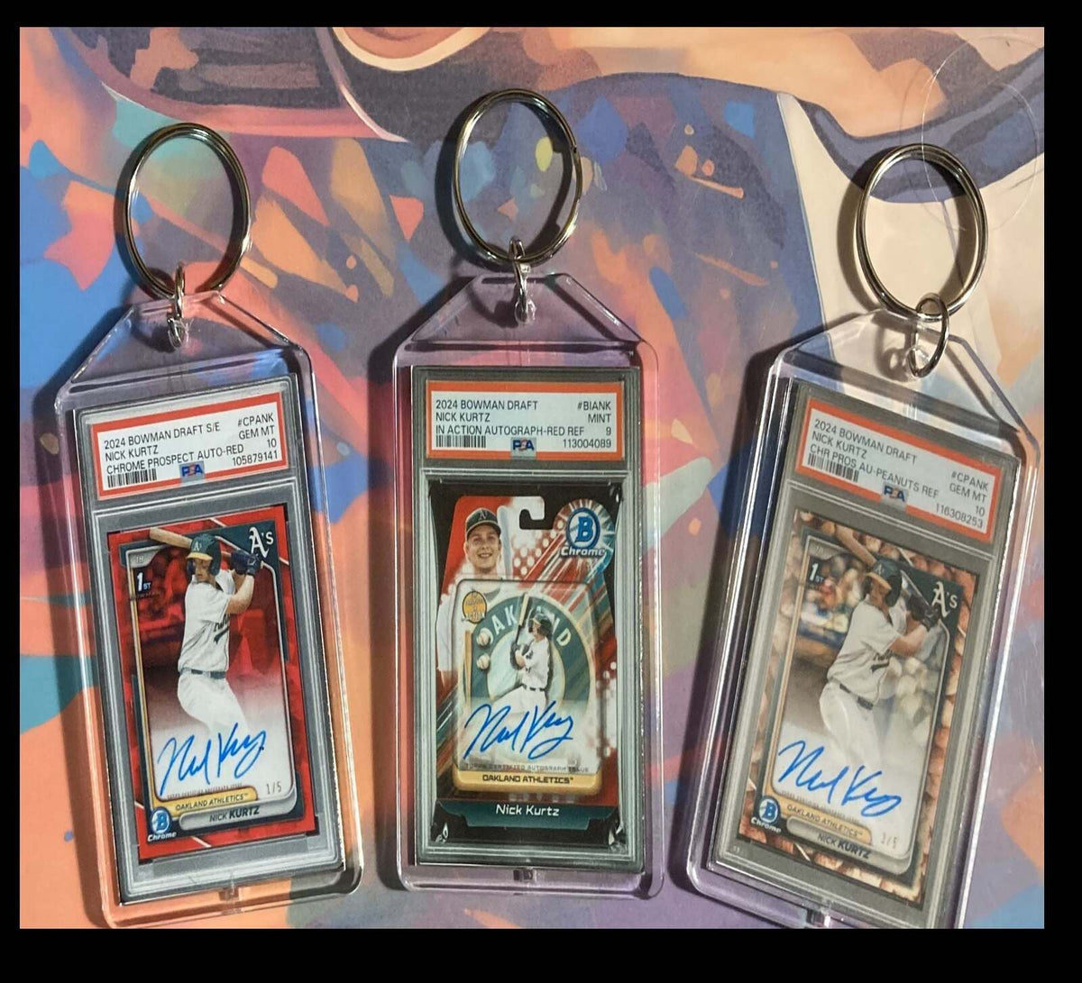 3224 Nick Kurtz 3 Pack Bundle Keychains