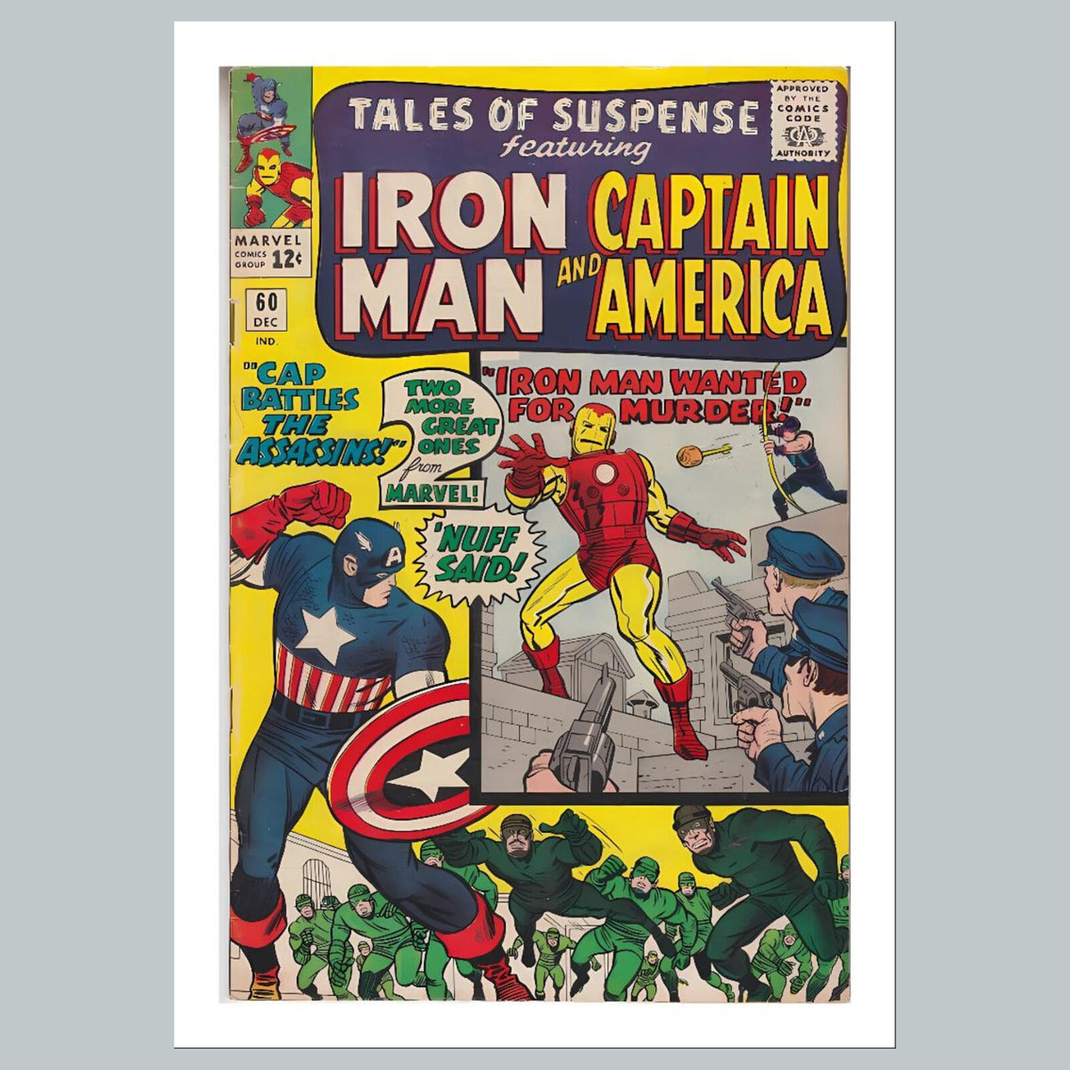 2440 Tales Of Suspense 8x10 Glossy Photo Comic Book Cover Fast-Secure Shipping