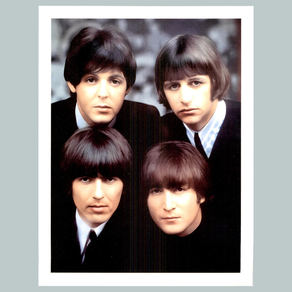 0026 P-8X10 Beatles Head Shots Glossy Photo Fast-Secure Shipping