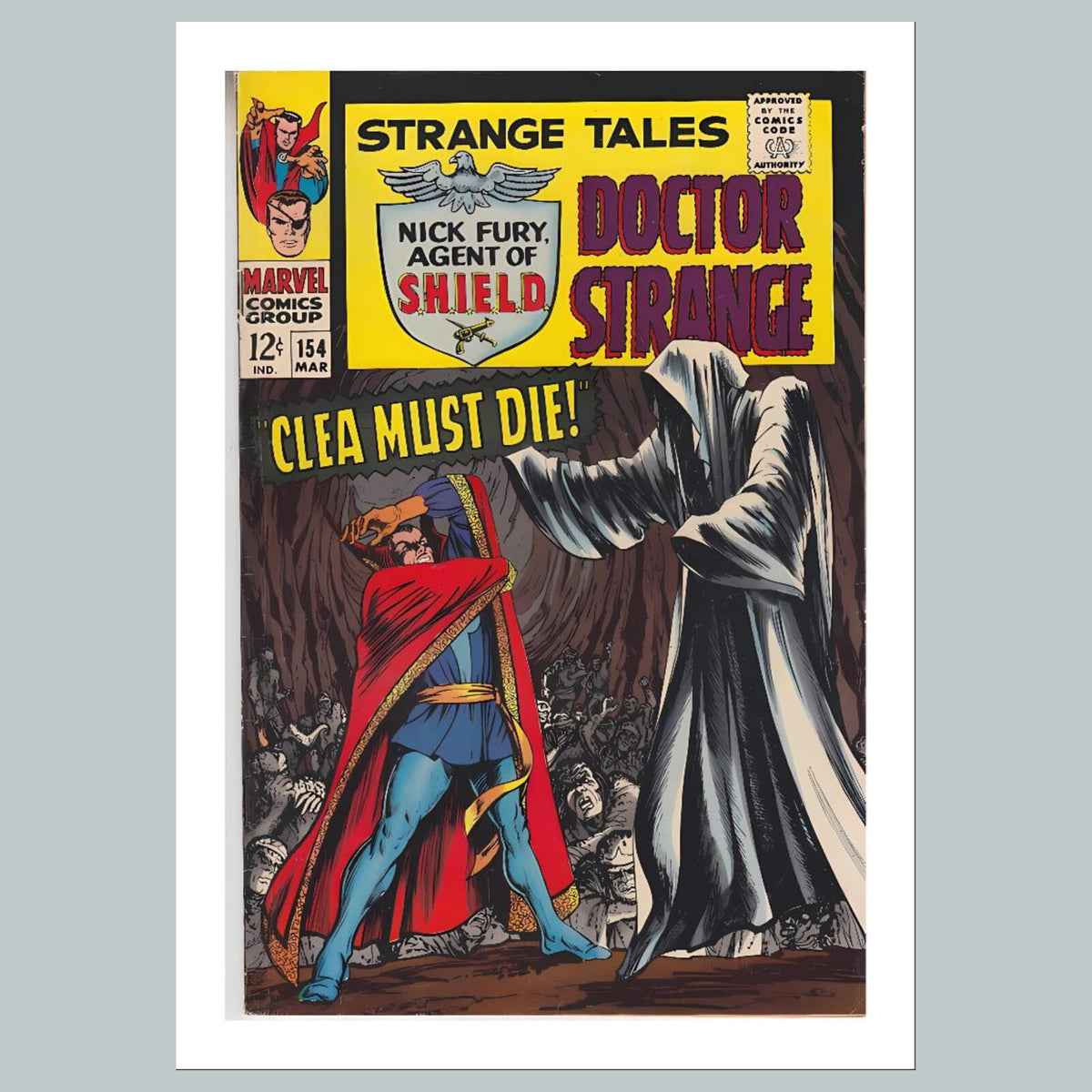 2497 Strange Tales 8x10 Glossy Photo Comic Book CoverFast-Secure Shipping