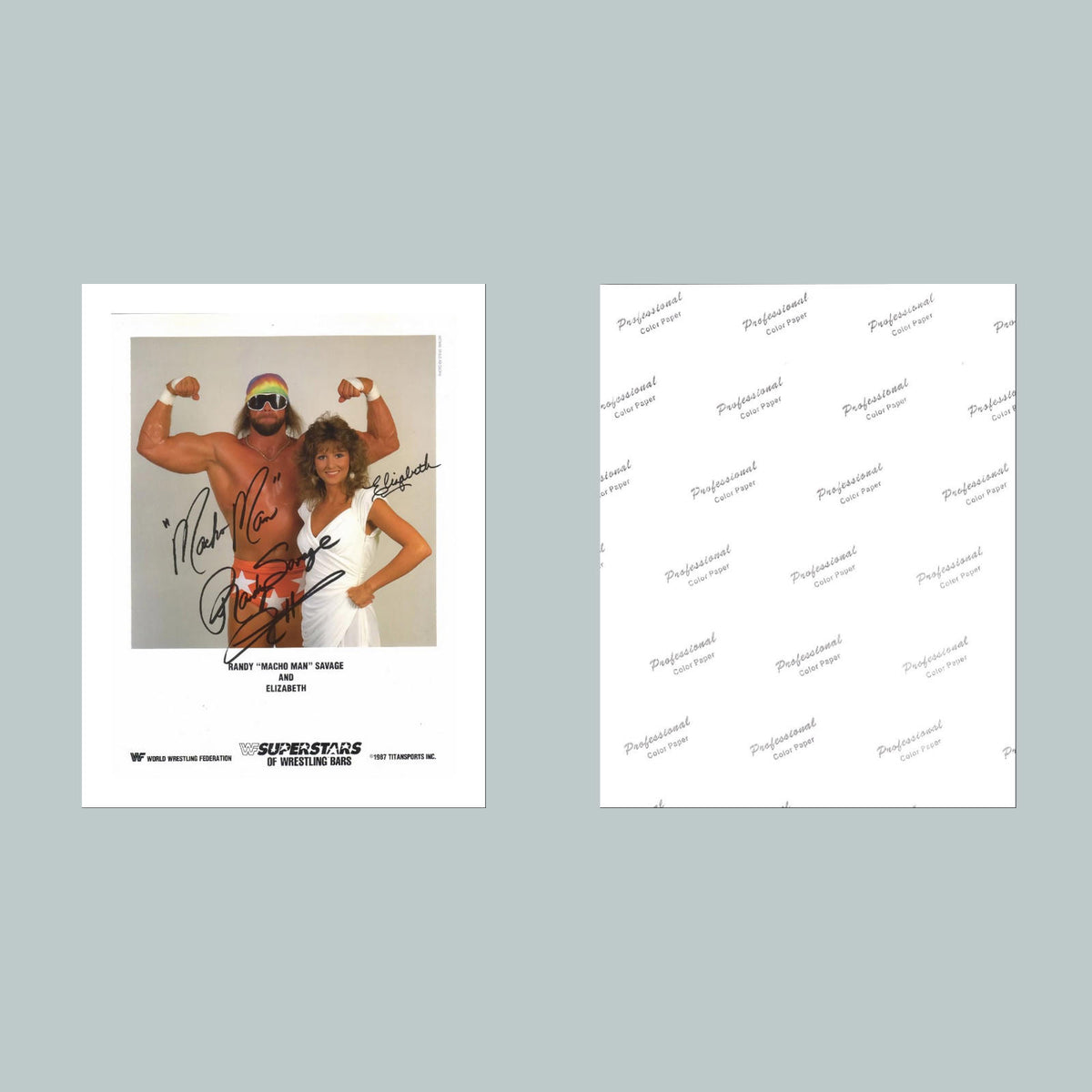 1529 WWF Macho Man Randy Savage 8x10 Glossy Photo Fast-Secure Shipping MS