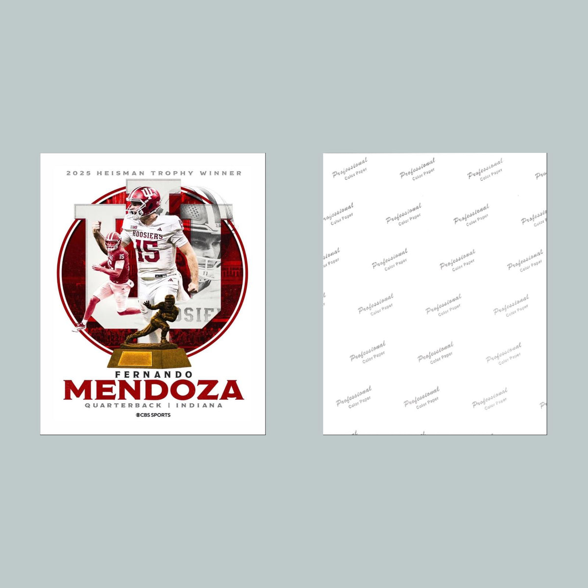 1108 P- 8X10 Fernando Mendoza 8x10 Glossy Photo - Fast-Secure Shipping FBL