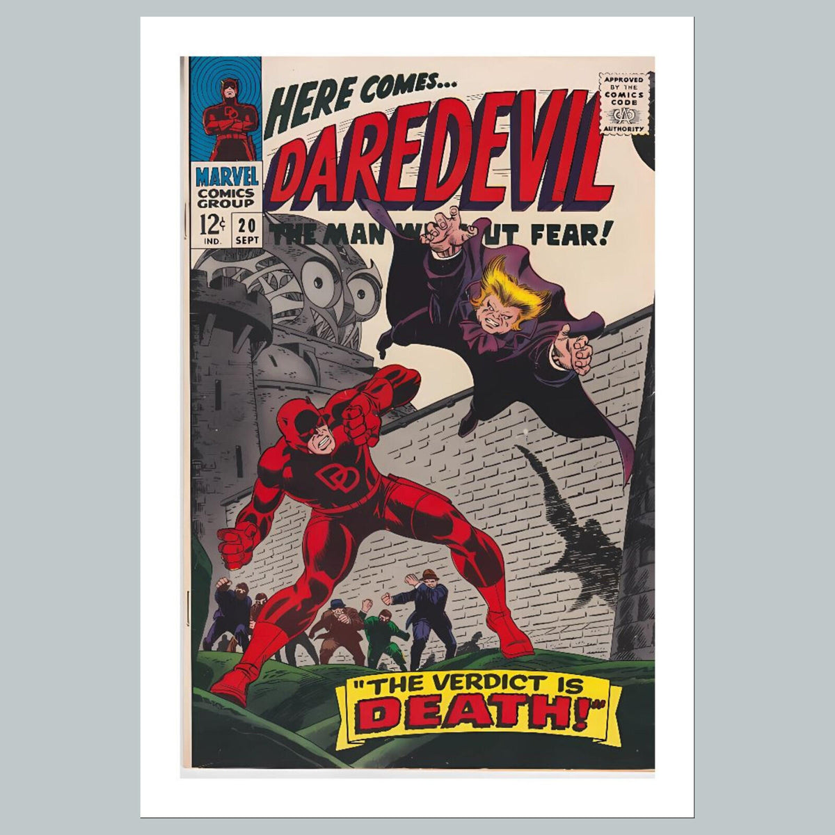 1990 Daredevil 8x10 Glossy Photo Comic Book Cover Fast-Secure Shipping