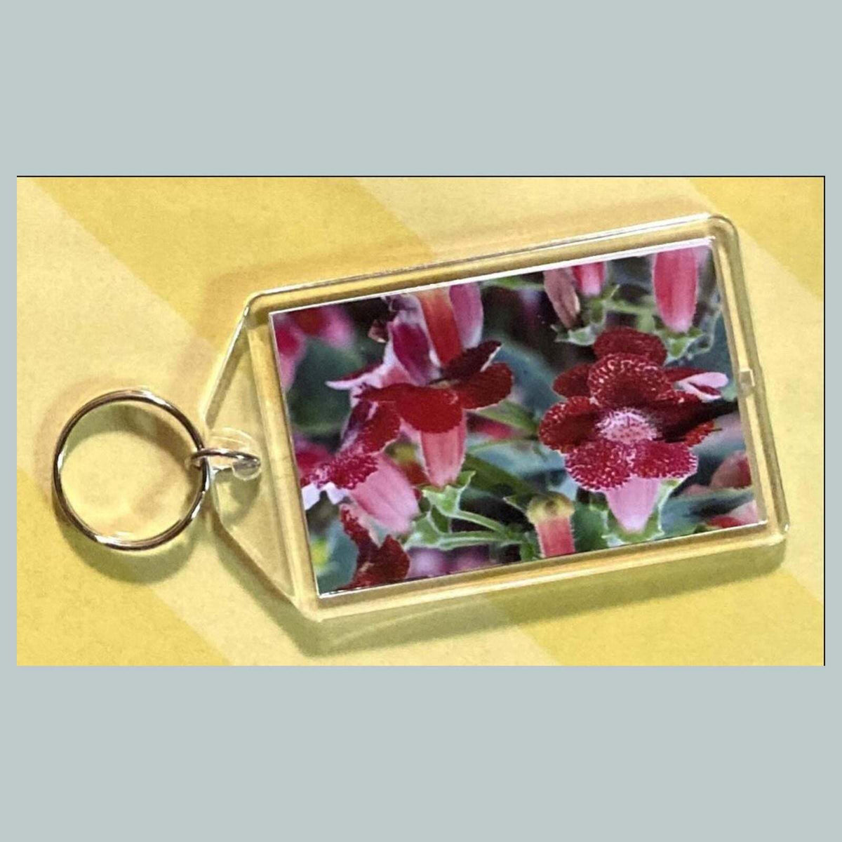 3702 Kohleria Acrylic Keychain | Floral Keychain | Flower Lover Gift