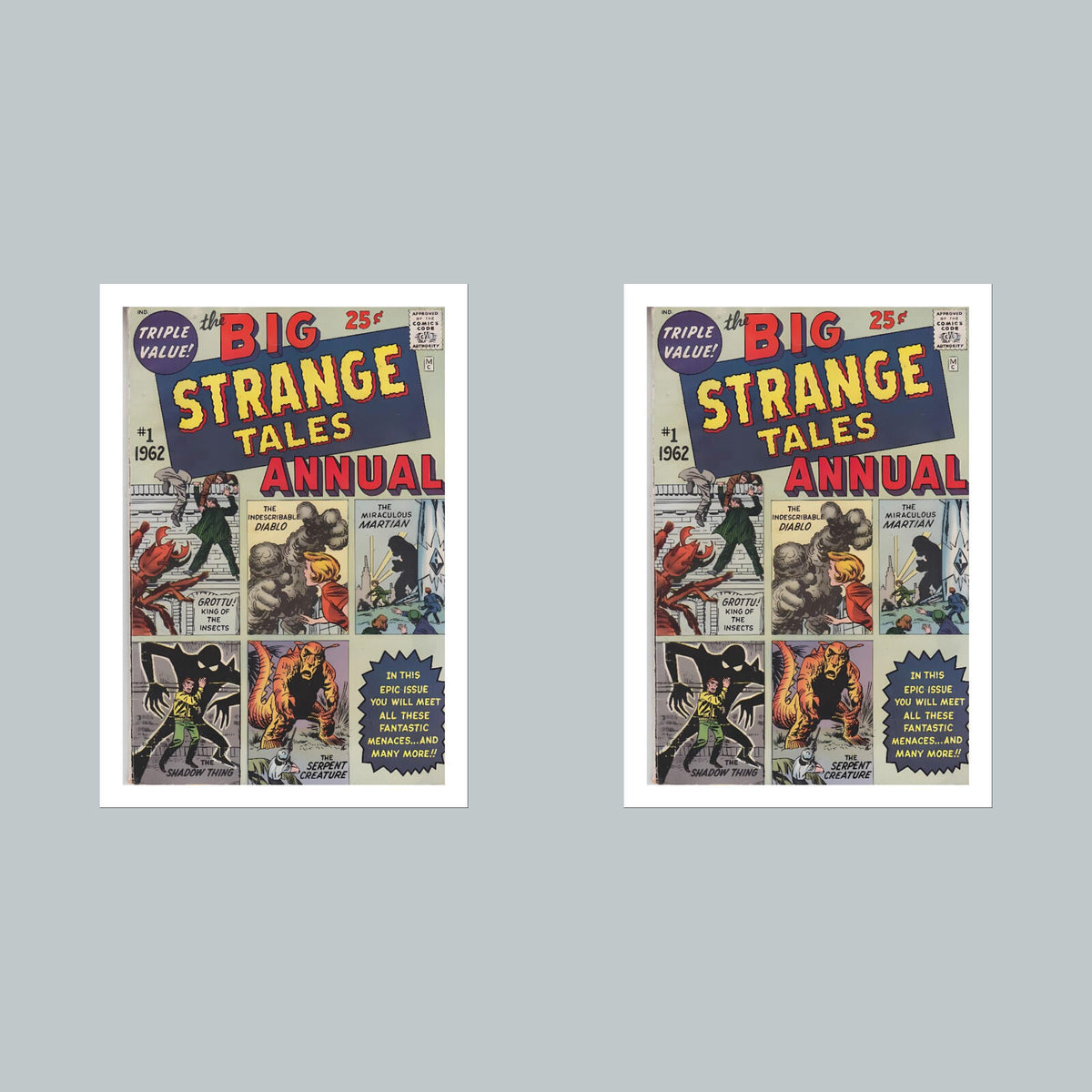 2424 Strange Tales 8x10 Glossy Photo Comic Book Cover Fast-Secure Shipping
