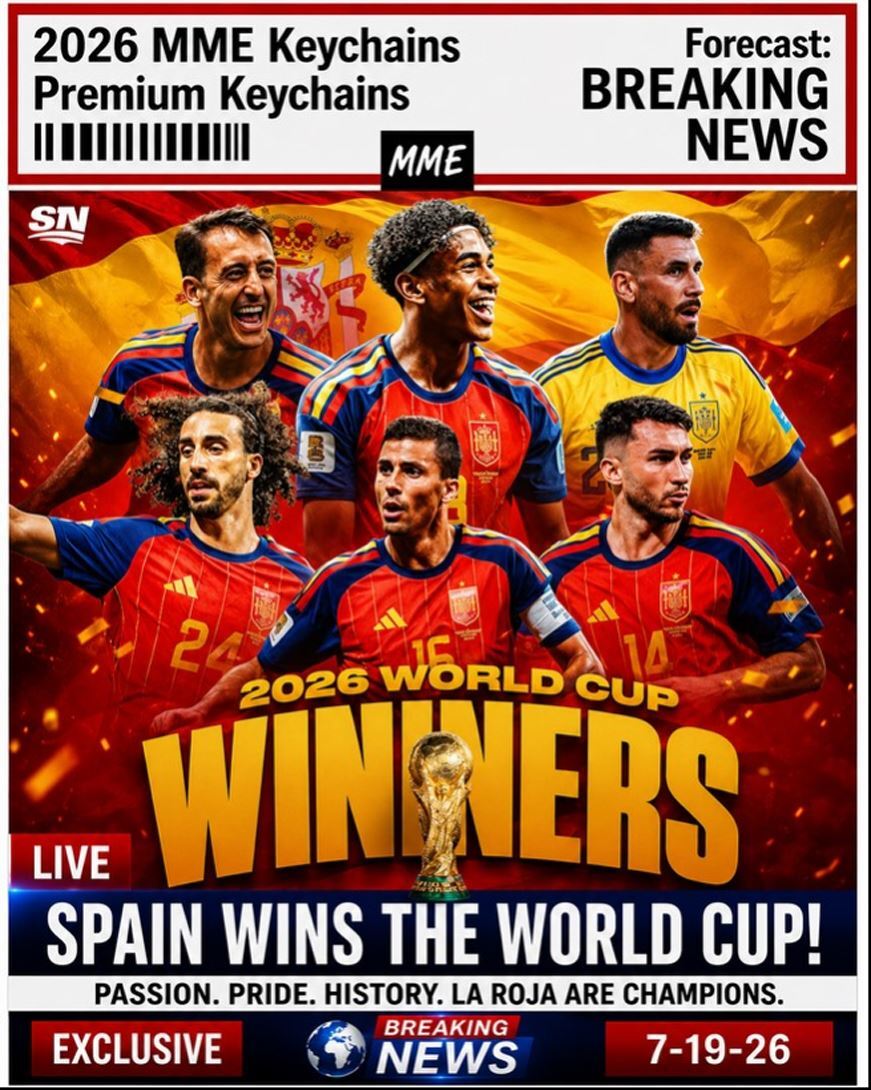 3964 Spain Wins The World Cup Breaking News Series |8X10 Print Alt Version 2