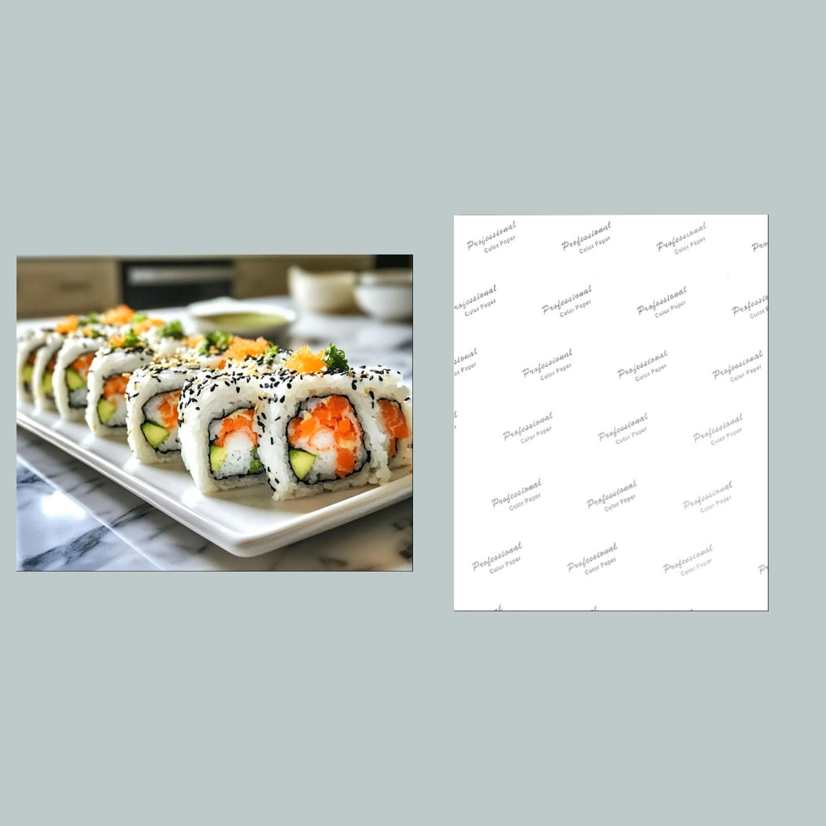 0884 8x10 Glossy Photo Sushi Rolls - Fast-Secure Shipping MS