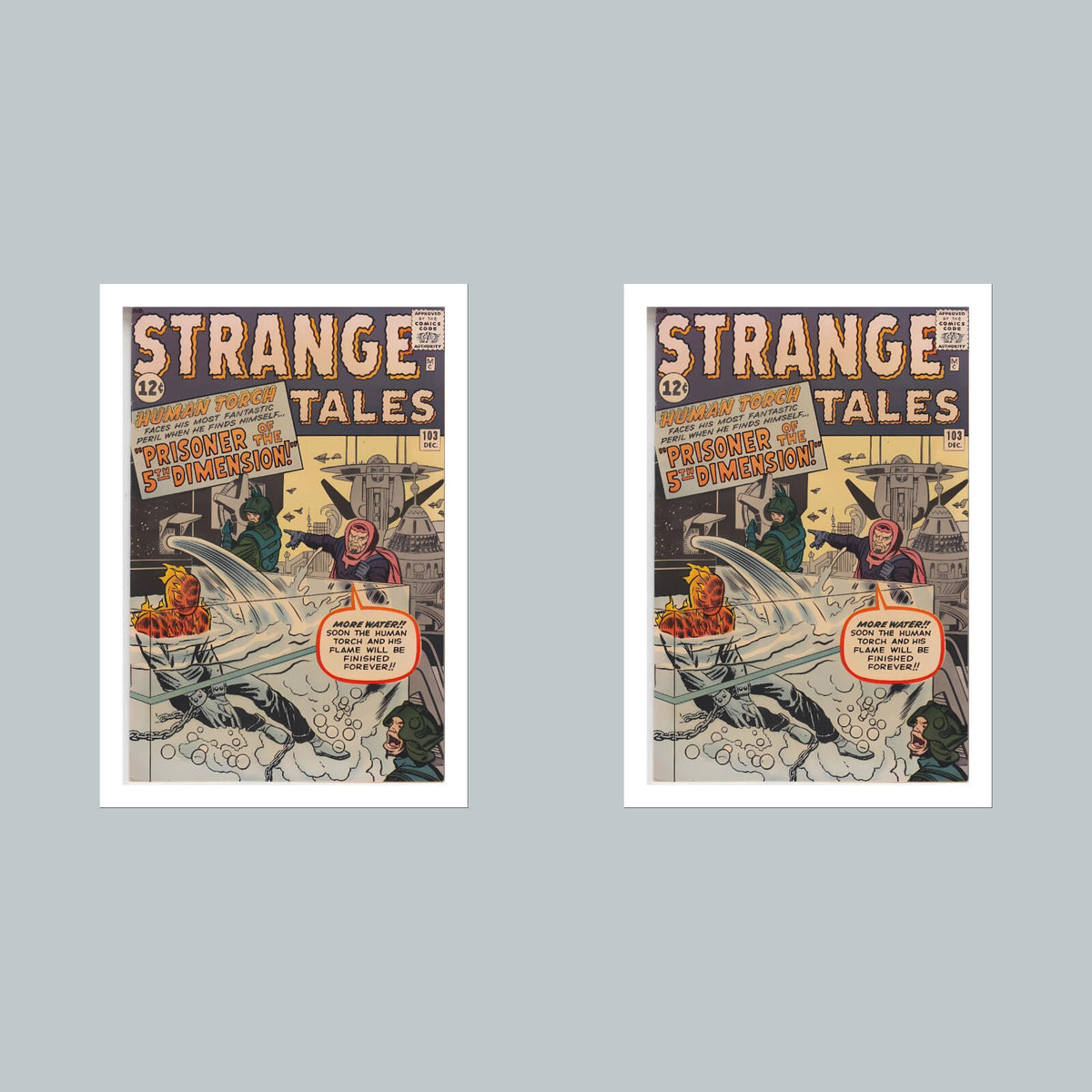 2425 Strange Tales 8x10 Glossy Photo Comic Book Cover Fast-Secure Shipping