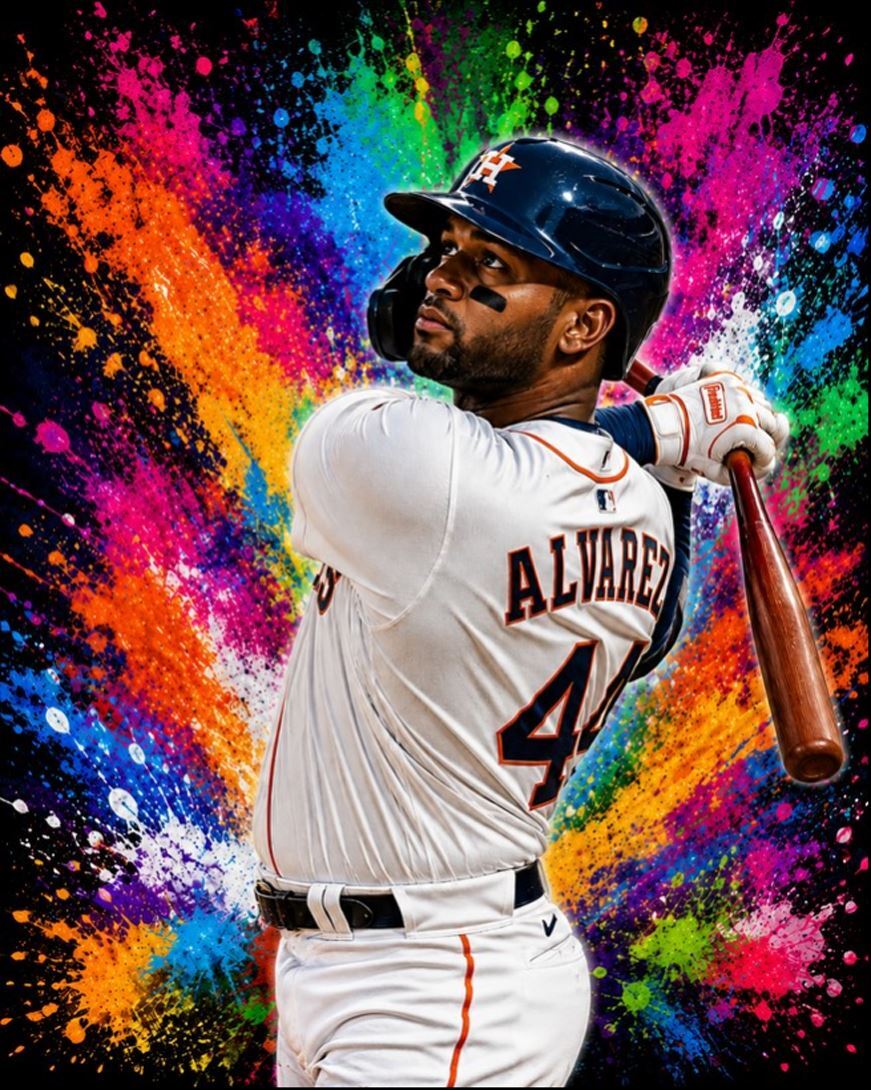 3821 Yordan Alveraz 8x10 Premium Print | Color-Bomb | No Text Clean