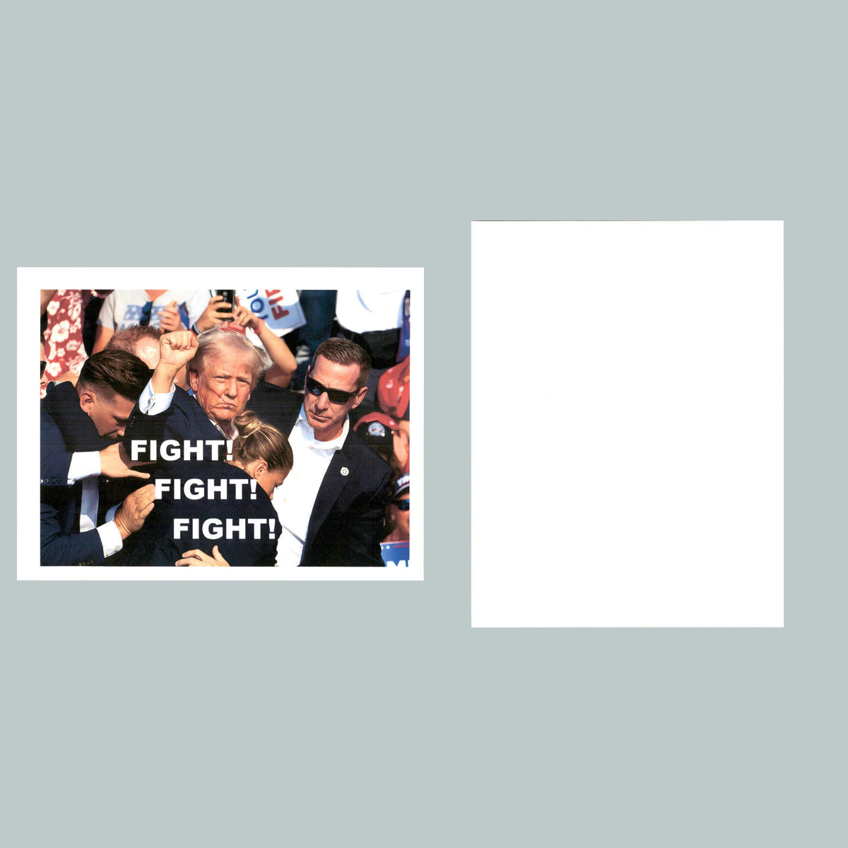0142 P -8X10 Trump Fight! Fight! Fight! Glossy Photo Fast-Secure Shipping