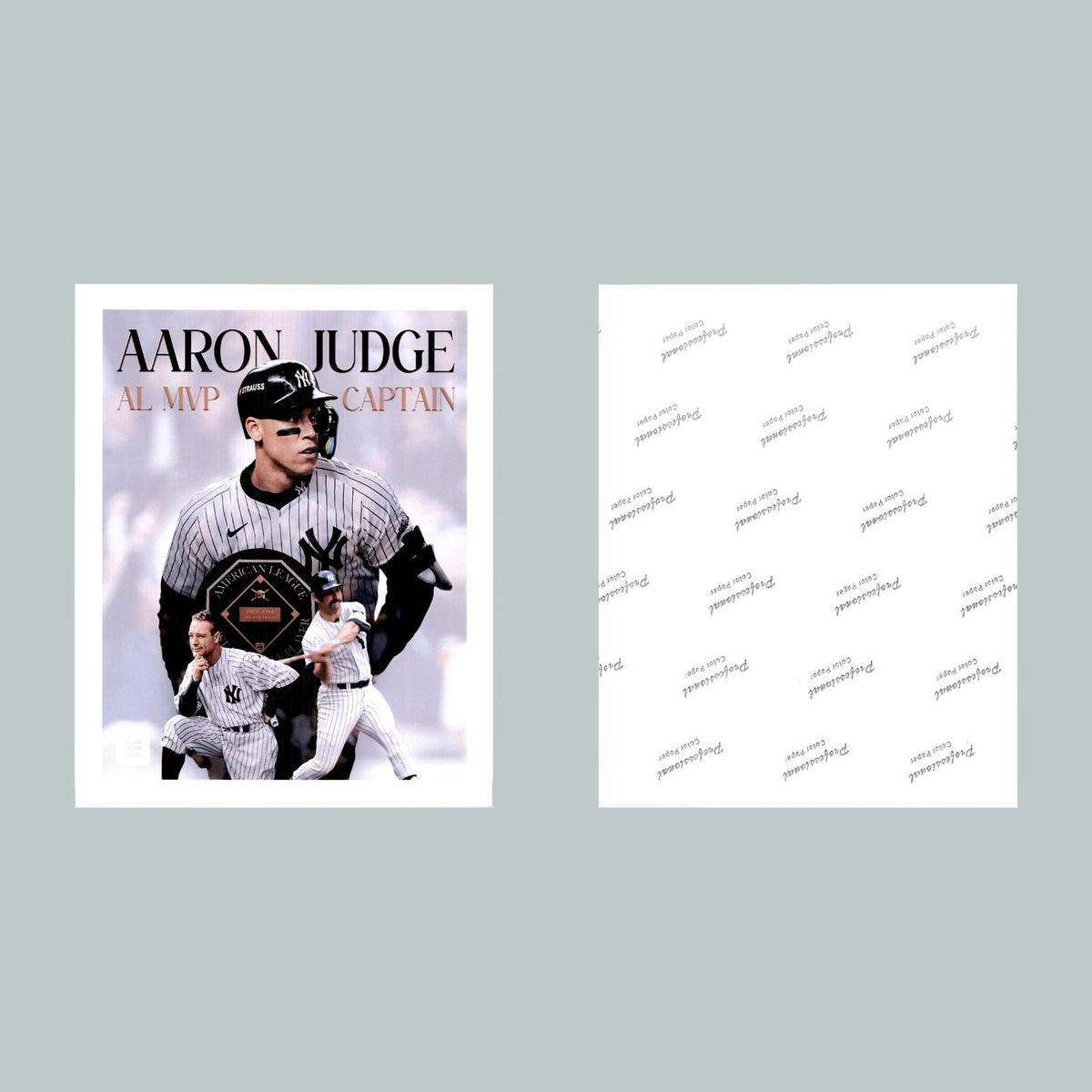0481 P-8X10 Aaron Judge AL MVP and Captain Glossy Photo Secure Ship BBL