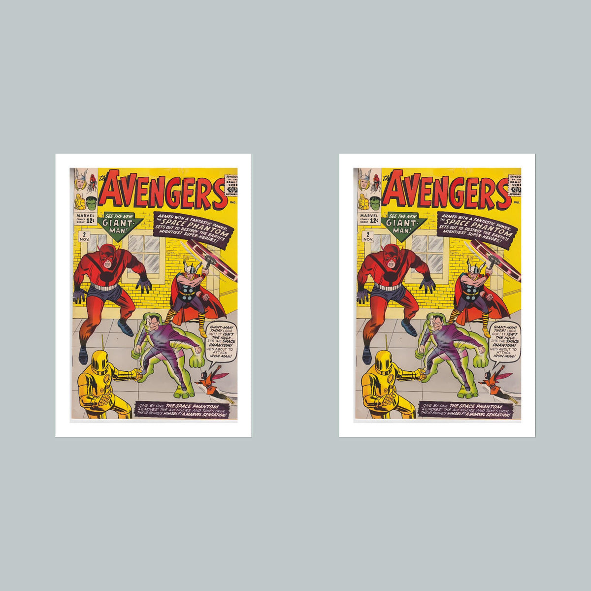 1802 The Avengers 8x10 Glossy Photo Comic Book Cover Fast-Secure Shipping