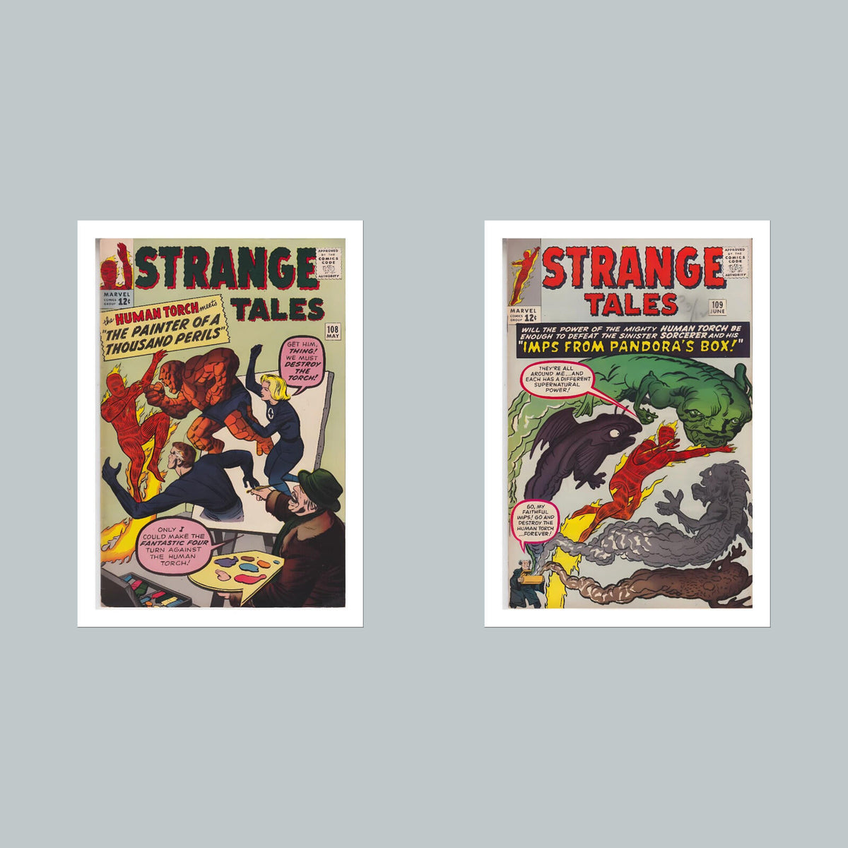 2418 Strange Tales 8x10 Glossy Photo Comic Book Cover Fast-Secure Shipping