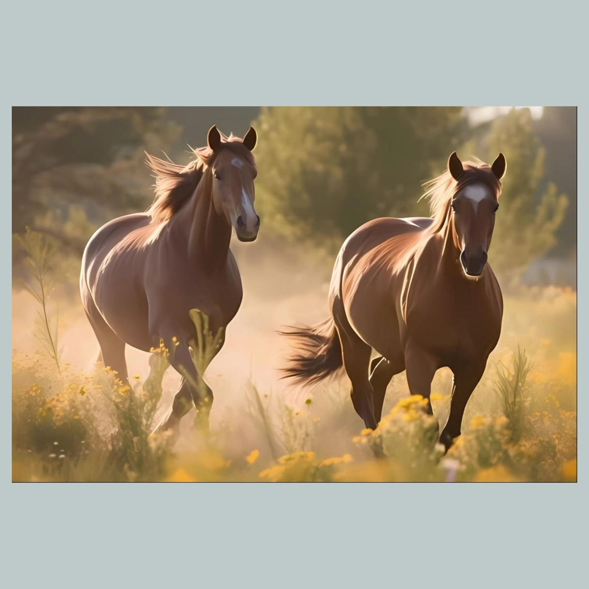 1340 Wild Horses 8x10 Glossy Photo - Fast-Secure Shipping MS