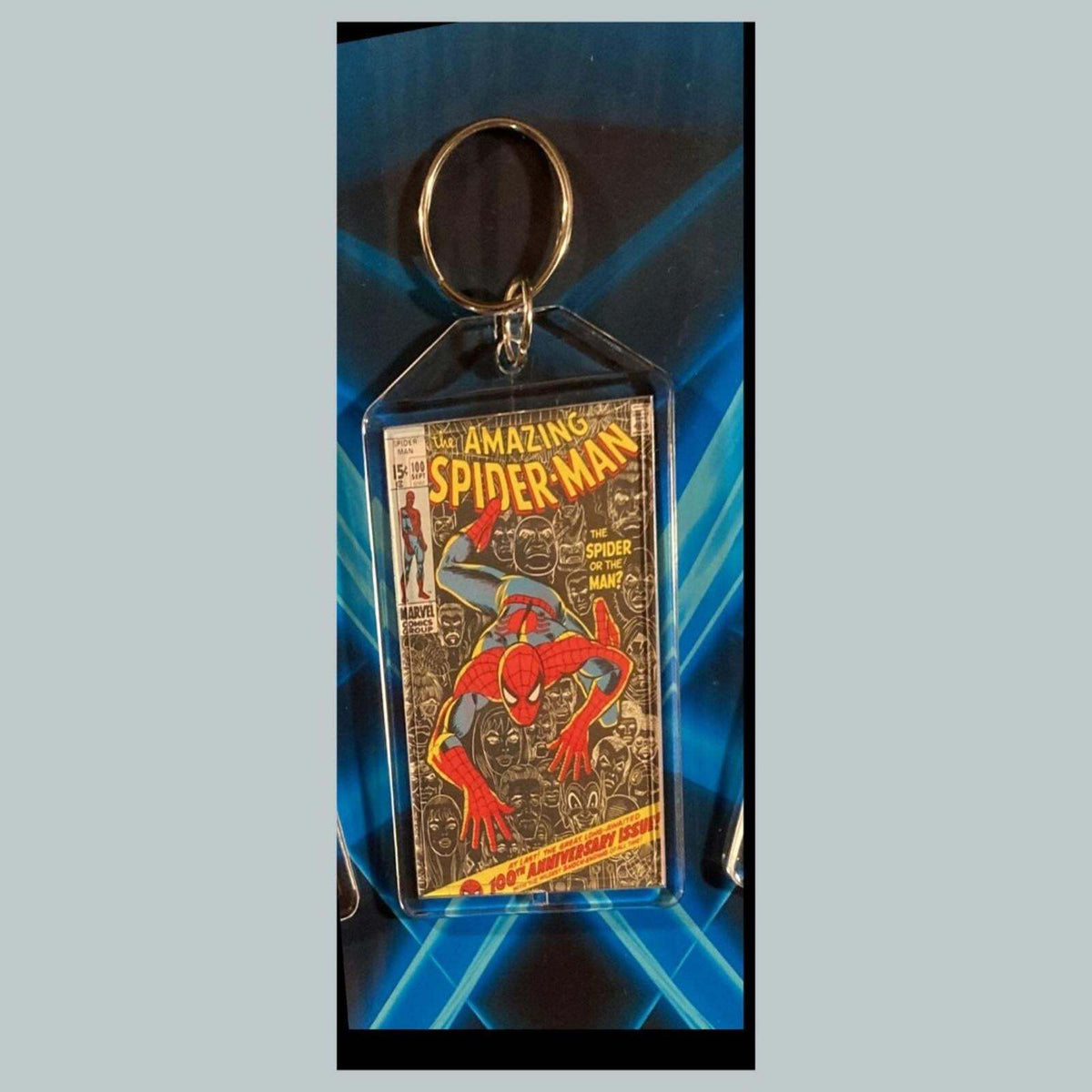 3400 Spider Man July 1970 Classic Black Widow Custom Novelty Keychain